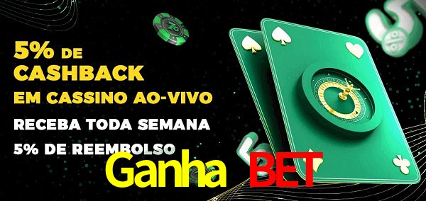 Promoções do cassino ao Vivo Ganha Bet